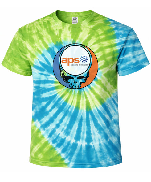 Custom APS Tie-Dye Grateful Dead T-Shirt