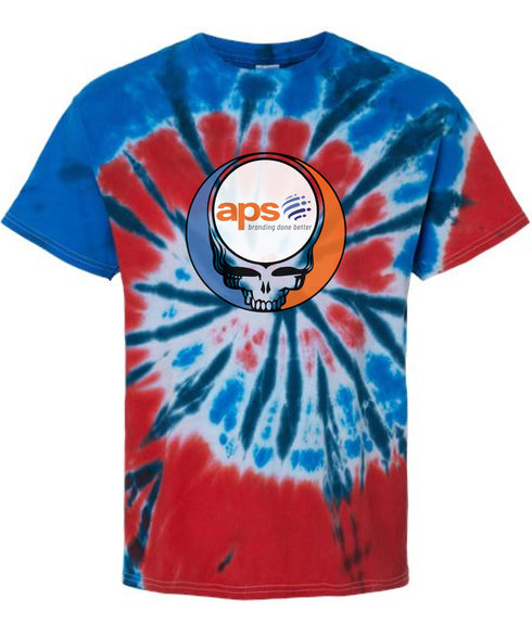 Custom APS Tie-Dye Grateful Dead T-Shirt