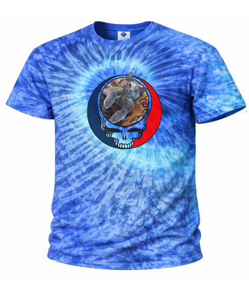 Custom Cat Tie-Dye Grateful Dead T-Shirt (5)