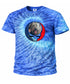 Custom Dog Stealie Tie-Dye Grateful Dead T-Shirt (166)