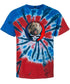 Custom Dog Stealie Tie-Dye Grateful Dead T-Shirt (166)