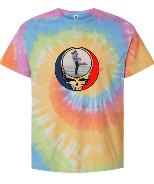 Custom Stealie Tie-Dye Grateful Dead T-Shirt (68)