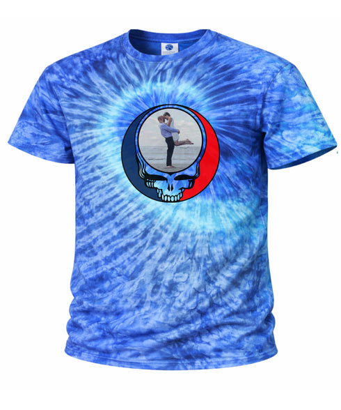 Custom Stealie Tie-Dye Grateful Dead T-Shirt (68)