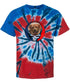 Custom Dog Stealie Tie-Dye Grateful Dead T-Shirt (171)