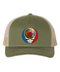 Custom Rose Stealie Grateful Dead Trucker Cap (70)