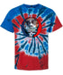 Custom Dog Stealie Tie-Dye Grateful Dead T-Shirt (172)
