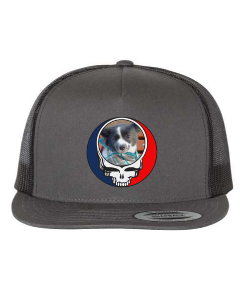 Custom Dog Stealie Grateful Dead Trucker Cap (172)