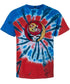 San Francisco 49ers Helmet Stealie Tie-Dye Grateful Dead T-Shirt
