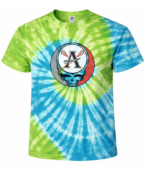 Allatoona Lacrosse Stealie Tie-Dye Grateful Dead T-Shirt