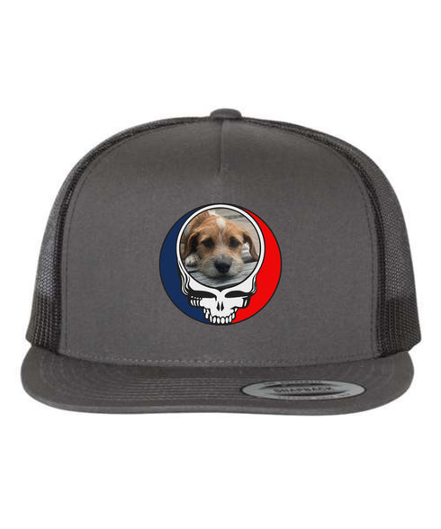 Custom Dog Stealie Grateful Dead Trucker Hat (44)