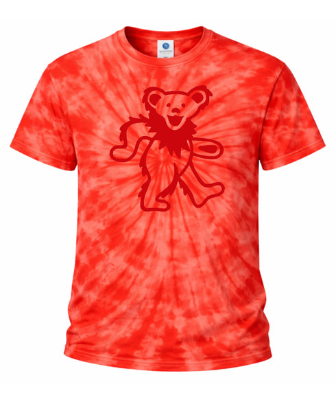 Life is dead.® Dancing Bear Color Match Tie-Dye T-Shirt