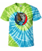 Custom Dog Stealie Tie-Dye Grateful Dead T-Shirt (134)