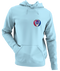 Buffalo Football - Premium Grateful Dead Left Chest Hoodie - Light Blue - 1