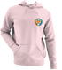 Miami Football - Premium Grateful Dead Left Chest Hoodie - Light Pink - 4