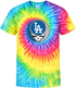 Los Angeles Dodgers Logo Stealie Tie-Dye × Grateful Dead Tee