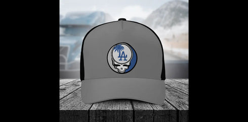 Grateful Dead - Los Angeles Dodgers Stealie Grateful Dead Trucker Cap - StealieShop