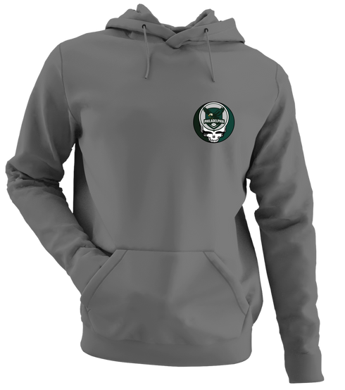 Philadelphia Football - Premium Grateful Dead Left Chest Hoodie - Charcoal - 8