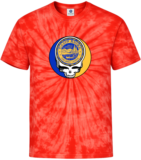 1554 - Custom Stealie Tie-Dye