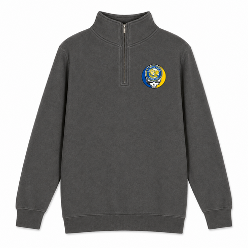 Hofstra University - Premium Grateful Dead Quarter-Zip Pullover - Charcoal - 6