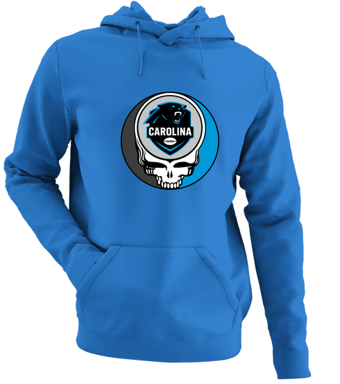 Carolina Football - Premium Grateful Dead Hoodie - Royal - 5