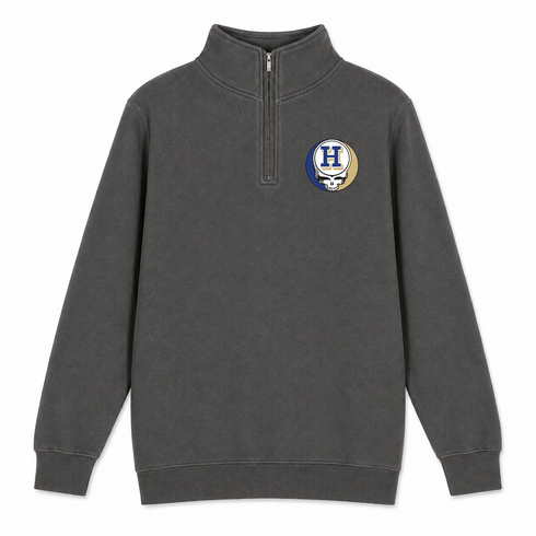 Hamilton - Premium Grateful Dead Quarter-Zip Pullover - Charcoal - 5