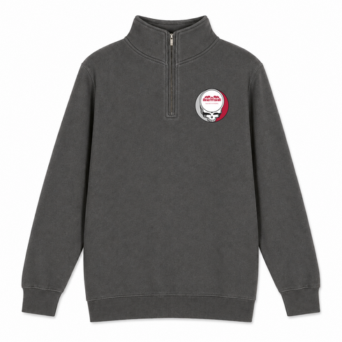 Swarthmore - Premium Grateful Dead Quarter-Zip Pullover - Charcoal - 5
