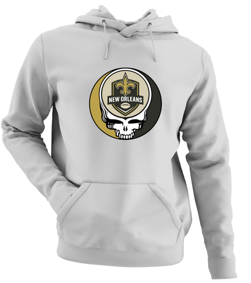 New Orleans Football - Premium Grateful Dead Hoodie - Sport Grey - 9