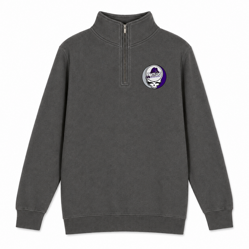 High Point University - Premium Grateful Dead Quarter-Zip Pullover - Charcoal - 6