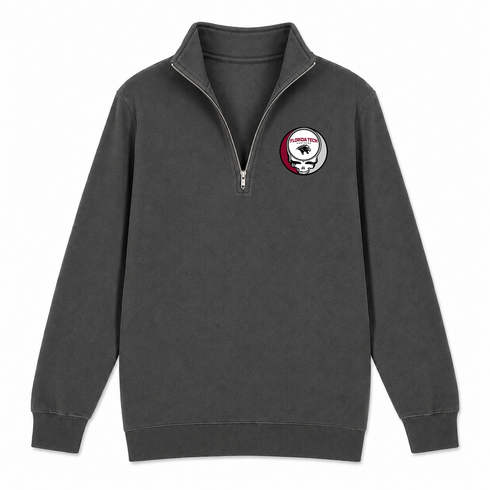 Florida Tech - Premium Grateful Dead Quarter-Zip Pullover - Charcoal - 6