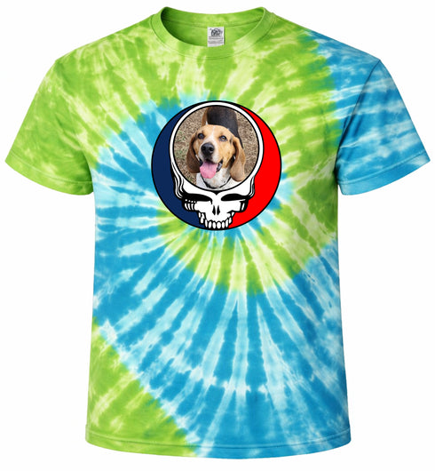 1502 - Custom Stealie Tie-Dye