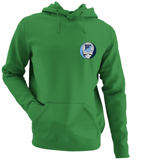 University of Rhode Island - Premium Grateful Dead Left Chest Hoodie - Irish Green - 6