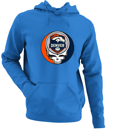 Denver Football - Premium Grateful Dead Hoodie - Royal - 5