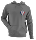 Columbus Blue Jackets - Premium Grateful Dead Left Chest Hoodie - Charcoal - 8