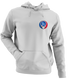 American University - Premium Grateful Dead Left Chest Hoodie - Sport Grey