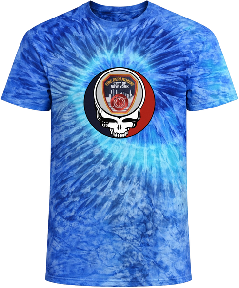 FDNY Stealie Tie-Dye × Grateful Dead Tee
