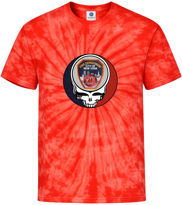 FDNY Stealie Tie-Dye × Grateful Dead Tee