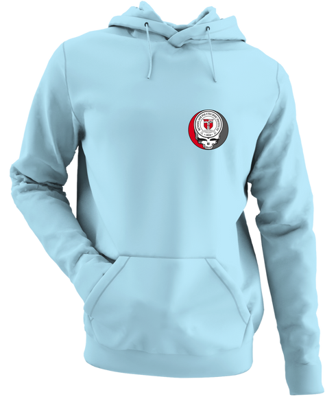 RPI - Premium Grateful Dead Left Chest Hoodie - Light Blue