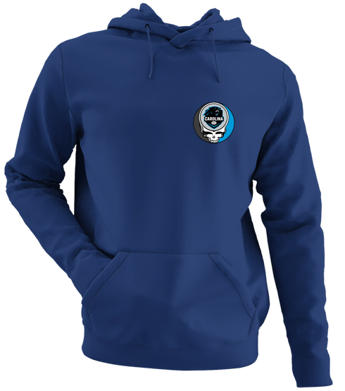 Carolina Football - Premium Grateful Dead Left Chest Hoodie - Navy - 2