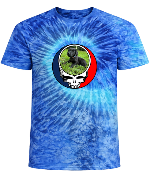 1448 - Custom Stealie Tie-Dye