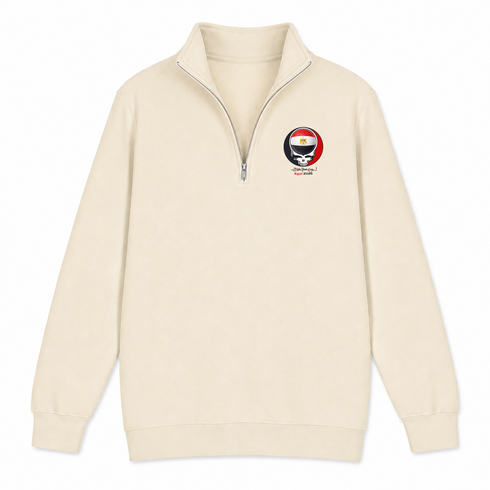 Egypt FIFA World Cup - Premium Grateful Dead Quarter-Zip Pullover - Sand - 2
