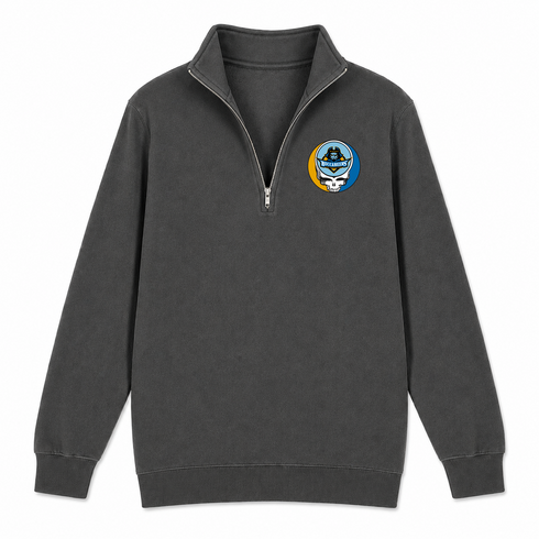 East Tennessee - Premium Grateful Dead Quarter-Zip Pullover - Charcoal - 6