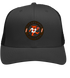Cleveland Football Dancing Bear Stealie Grateful Dead Trucker Cap - Charcoal | Black