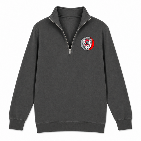 University of Tampa - Premium Grateful Dead Quarter-Zip Pullover - Charcoal - 6