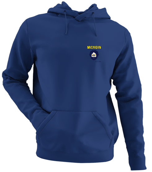 Michigan Jerry - Life is dead.® - Premium Grateful Dead Left Chest Hoodie - Navy - 2