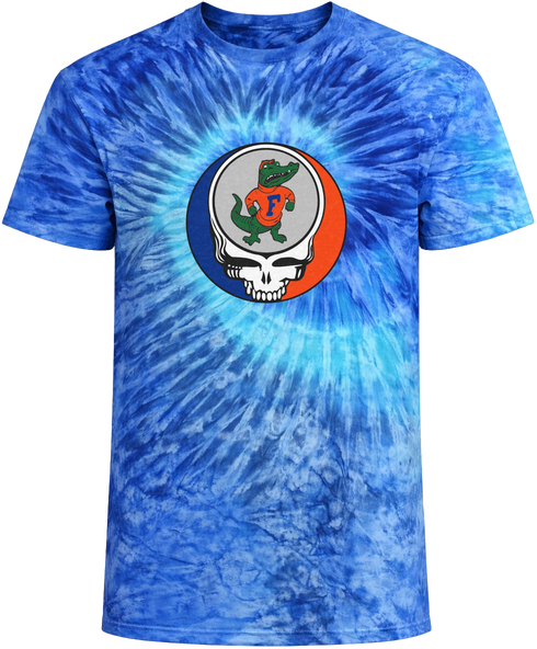 University of Florida Stealie Tie-Dye Grateful Dead T-Shirt