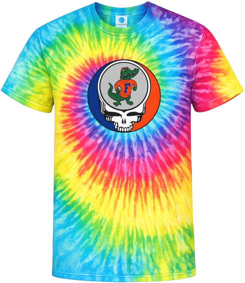 University of Florida Stealie Tie-Dye Grateful Dead T-Shirt