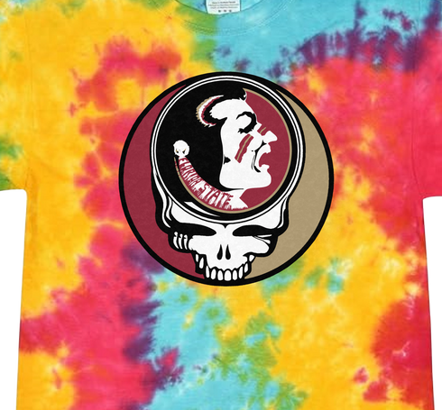 Florida State University Stealie Tie-Dye T-Shirt