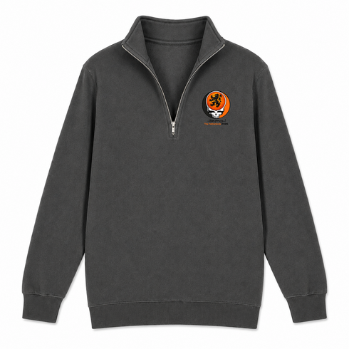 Netherlands FIFA World Cup - Premium Grateful Dead Quarter-Zip Pullover - Charcoal - 6