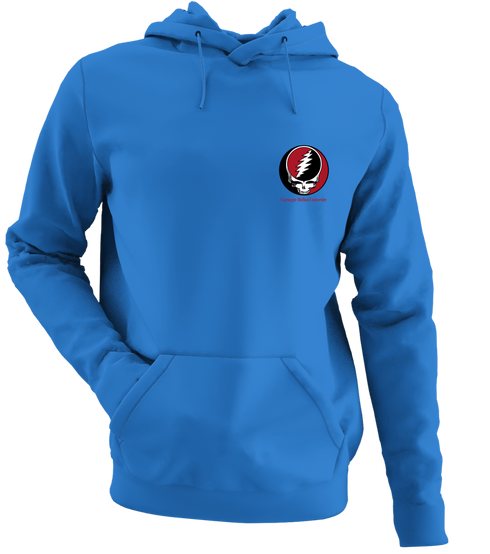 Carnegie Melon University - Premium Grateful Dead Left Chest Hoodie - Heather Royal - 5