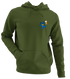 Beer Lovin' Bear - Premium Grateful Dead Left Chest Hoodie - Military Green